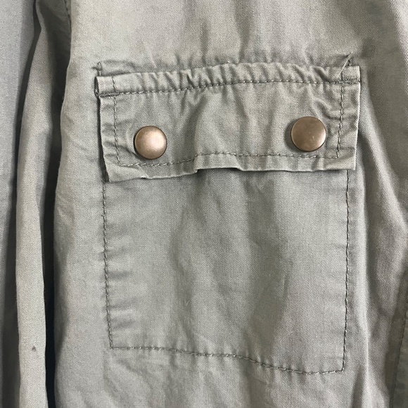 Life in Progress Olive Green Military Utility Jacket – Size M - Picture 8 of 16